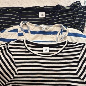 Cabi Striped T-Shirt Set